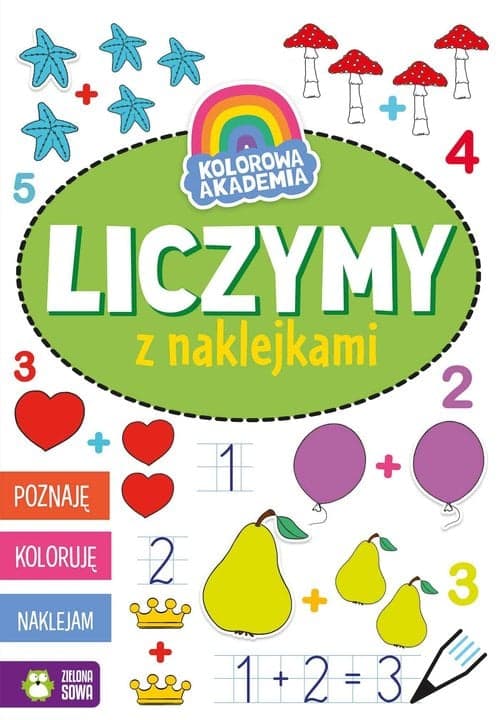 Kolorowa Akademia Liczymy z naklejkami