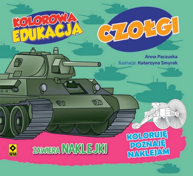Kolorowa edukacja Czołgi