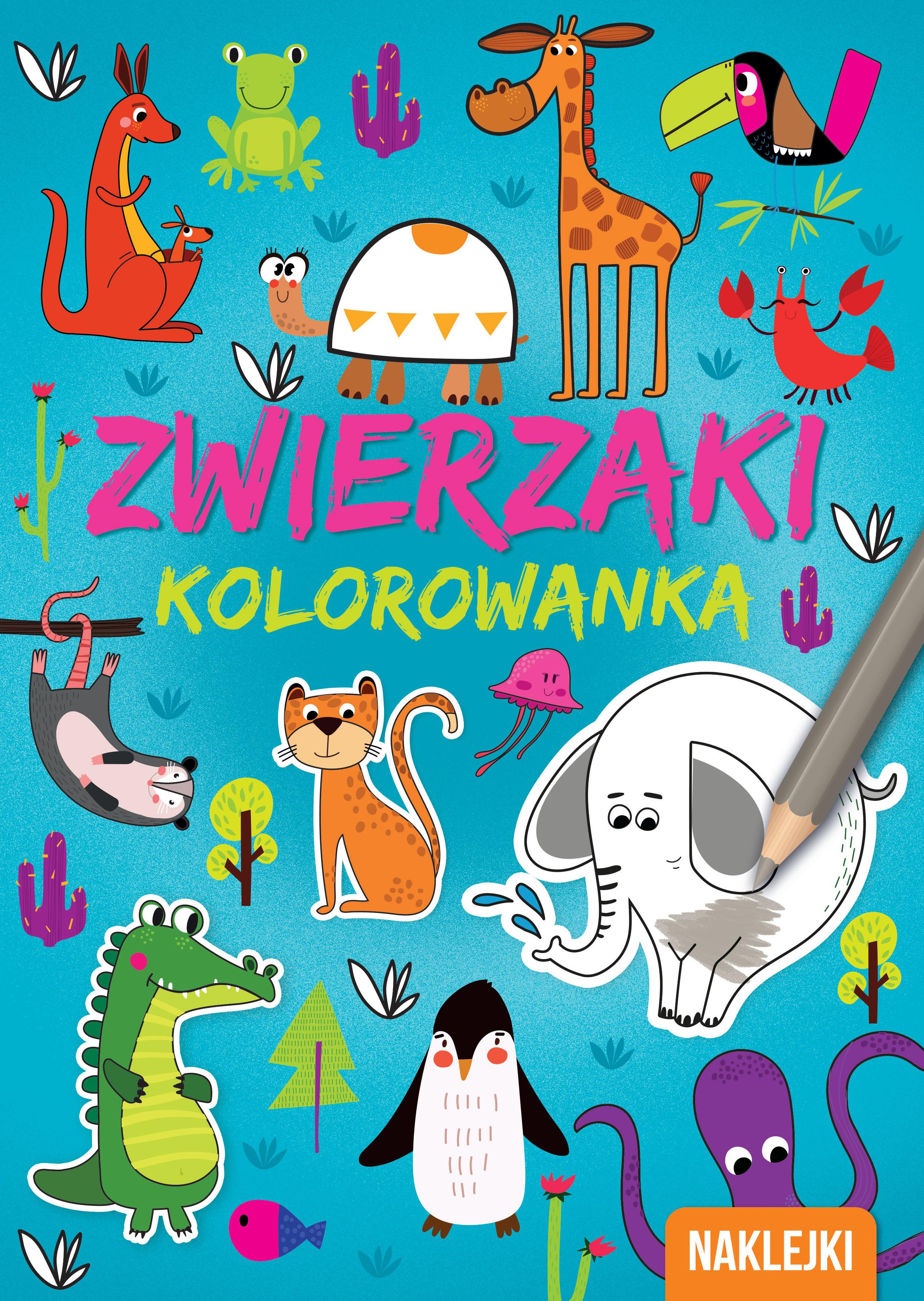 Kolorowanka A4  Zwierzaki