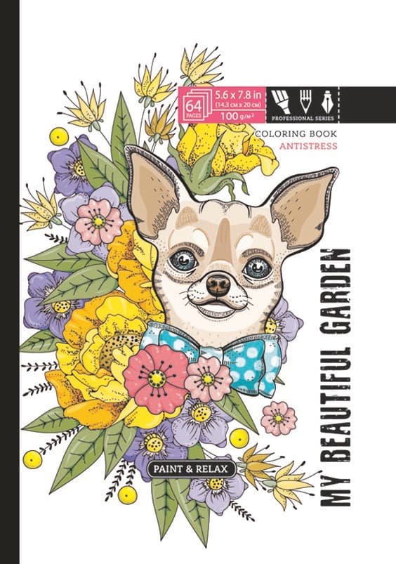 Kolorowanka antystresowa 143x200 32 kartki TW My beautiful garden