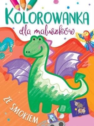 Kolorowanka dla maluszków ze smokiem