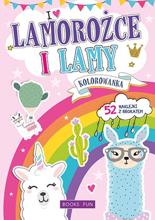 Kolorowanka Lamorożce z naklejkami