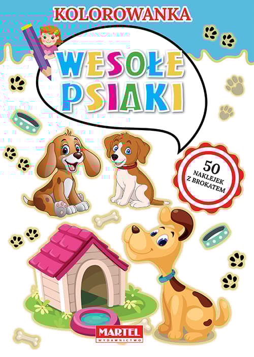 Kolorowanka Wesołe psiaki