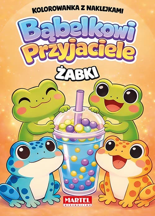 Kolorowanka z naklejkami Bąbelkowi przyjaciele Żabki