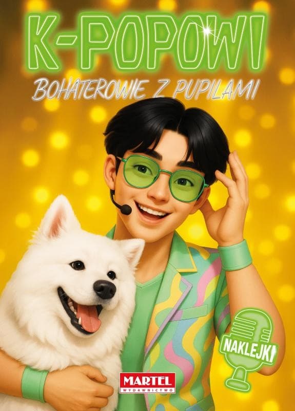 Kolorowanka z naklejkami K-popowi Bohaterowie z pupilami