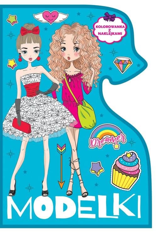 Kolorowanka z wykrojnikiem Modelki