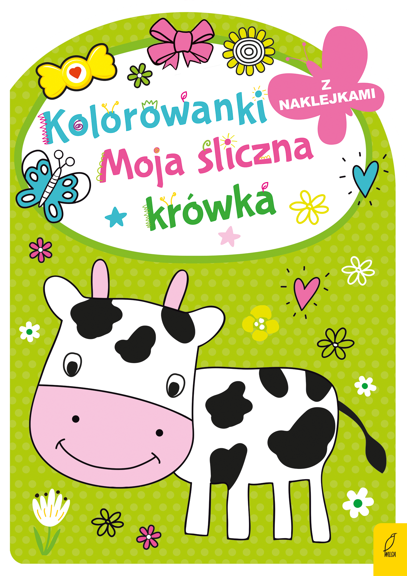 Kolorowanka z wykrojnikiem Moja śliczna krówka