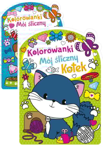 Kolorowanki 2 w cenie 1: Kotek Jednorożec