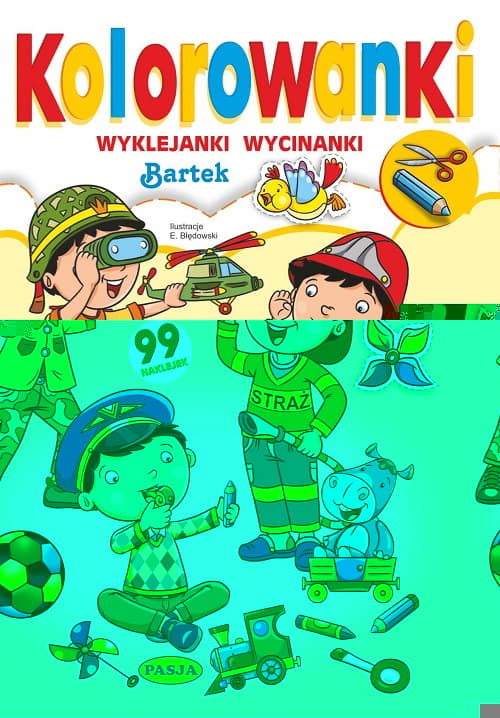 Kolorowanki. Bartek
