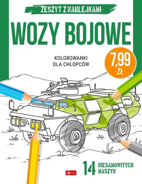 Kolorowanki dla chłopców Wozy bojowe