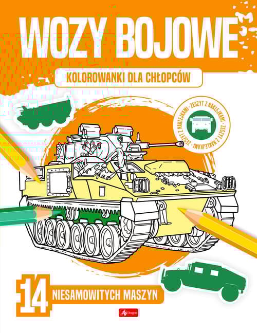 Kolorowanki dla chłopców Wozy bojowe