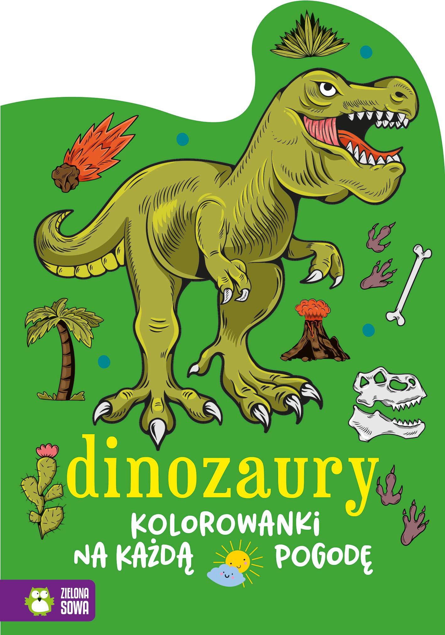 Kolorowanki na każdą pogodę Dinozaury