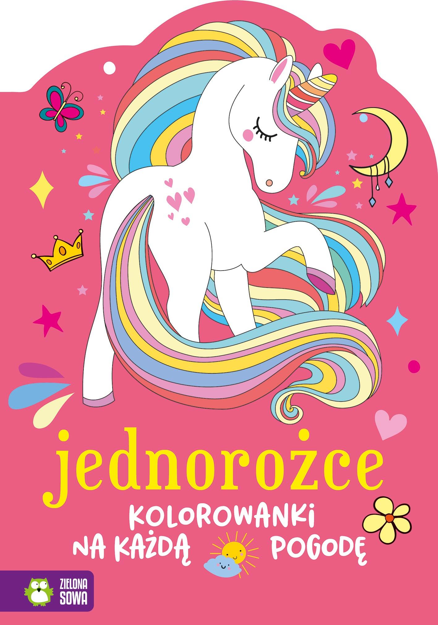 Kolorowanki na każdą pogodę Jednorożce