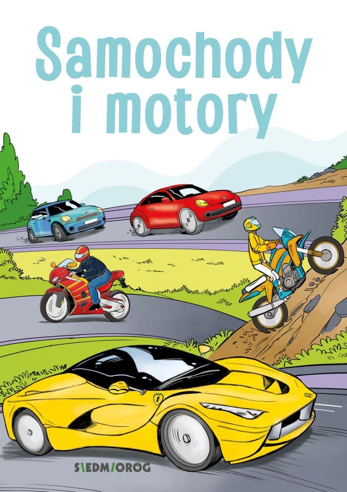 Kolorowanki poznawcze Samochody i motory