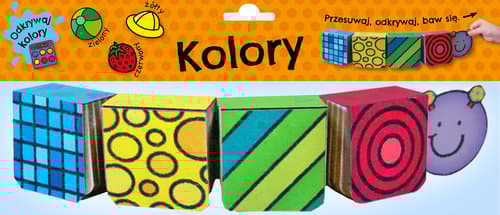 Kolorowe gąsienice. Kolory