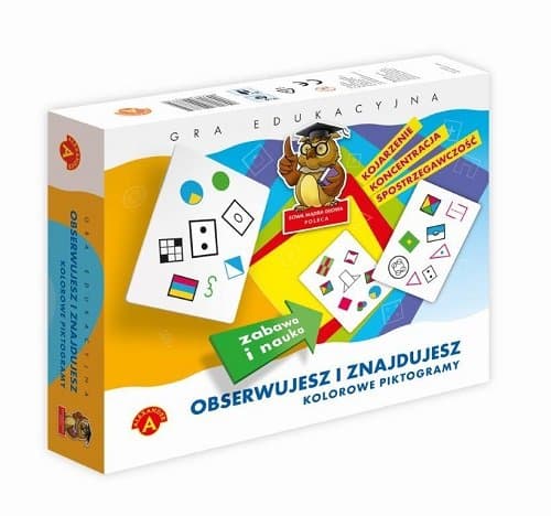 Kolorowe piktogramy obserwujesz i znajdujesz