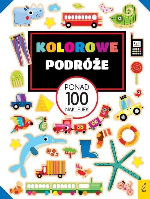 Kolorowe podróże Ponad 100 naklejek