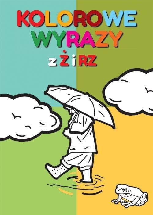 Kolorowe wyrazy z Ż i RZ