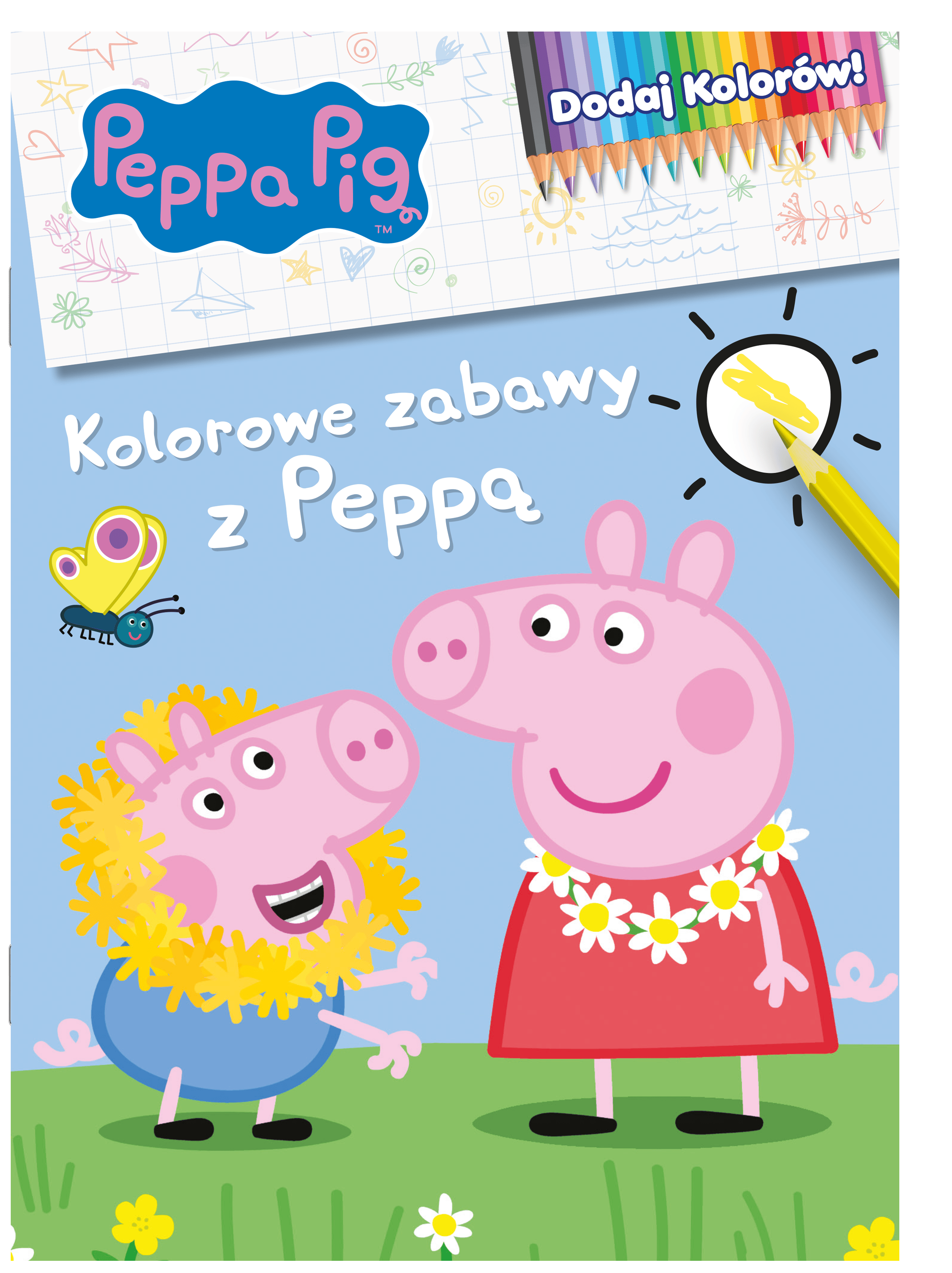 Kolorowe zabawy z Peppą. Dodaj kolorów! Świnka Peppa
