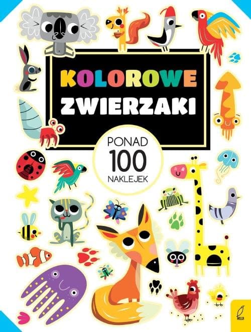 Kolorowe zwierzaki Ponad 100 naklejek