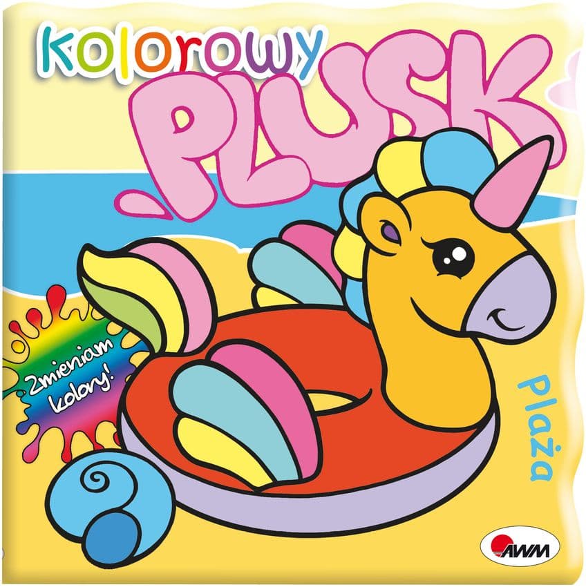 Kolorowy plusk Plaża