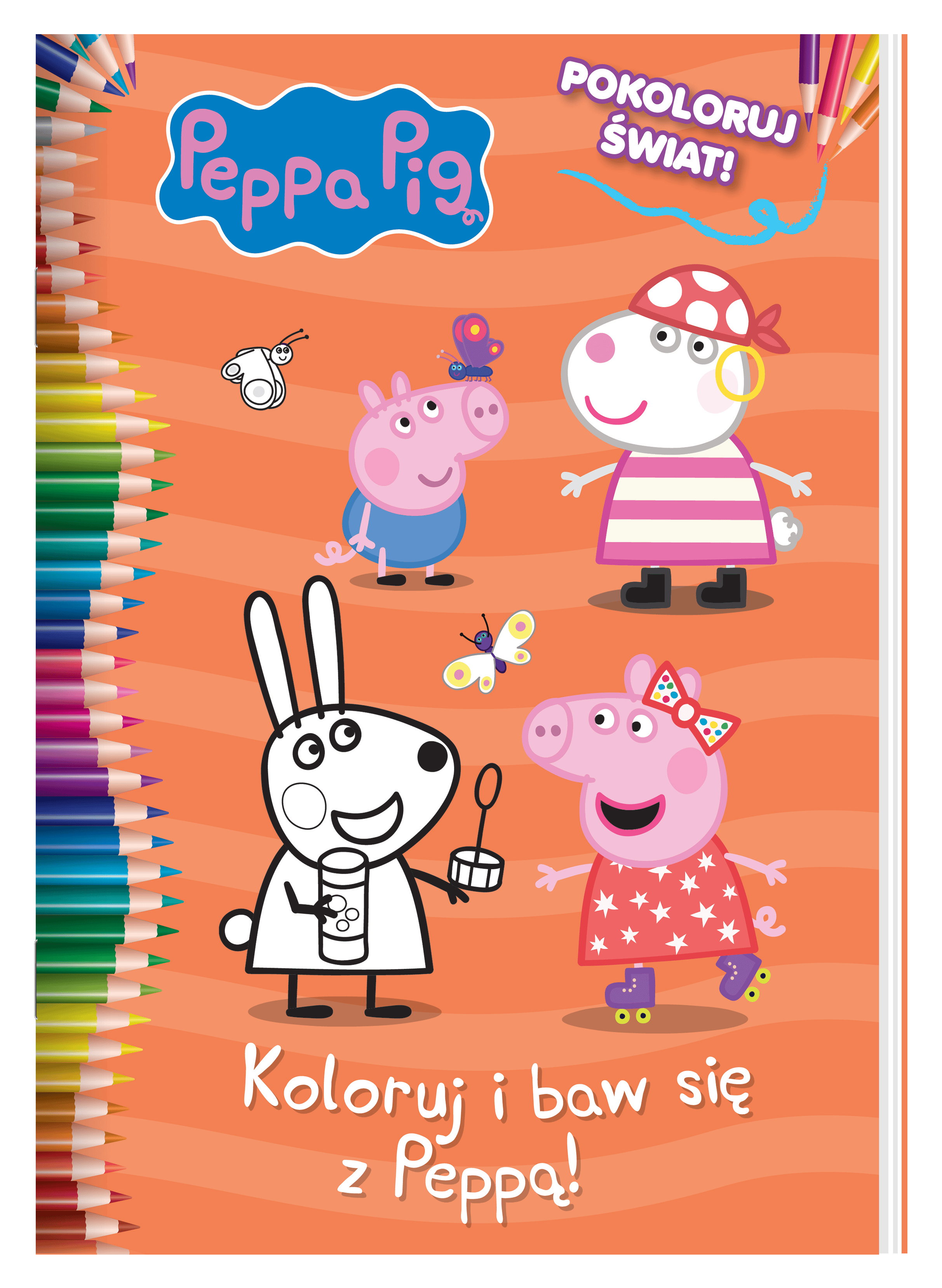 Koloruj i baw się z Peppą. Pokoloruj świat. Świnka Peppa