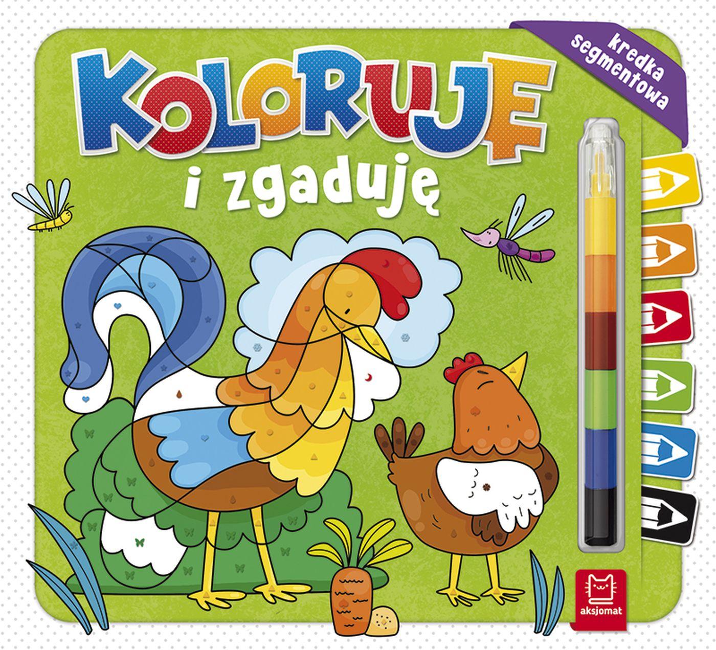 Koloruję i zgaduję Kredka segmentowa
