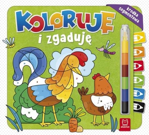 Koloruję i zgaduję Kredka segmentowa