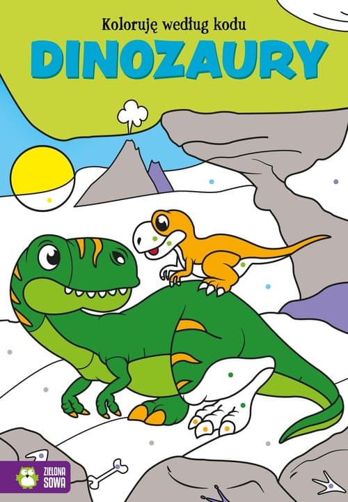 Koloruję według kodu Dinozaury