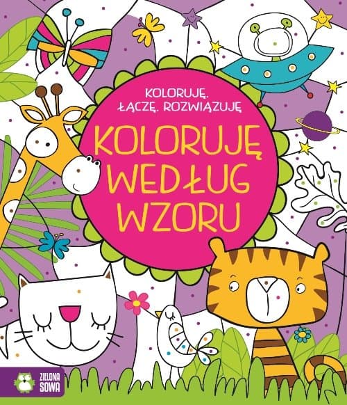 Koloruję według wzoru Koloruję, łaczę, rozwiązuję