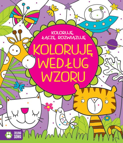 Koloruję według wzoru Koloruję, łaczę, rozwiązuję