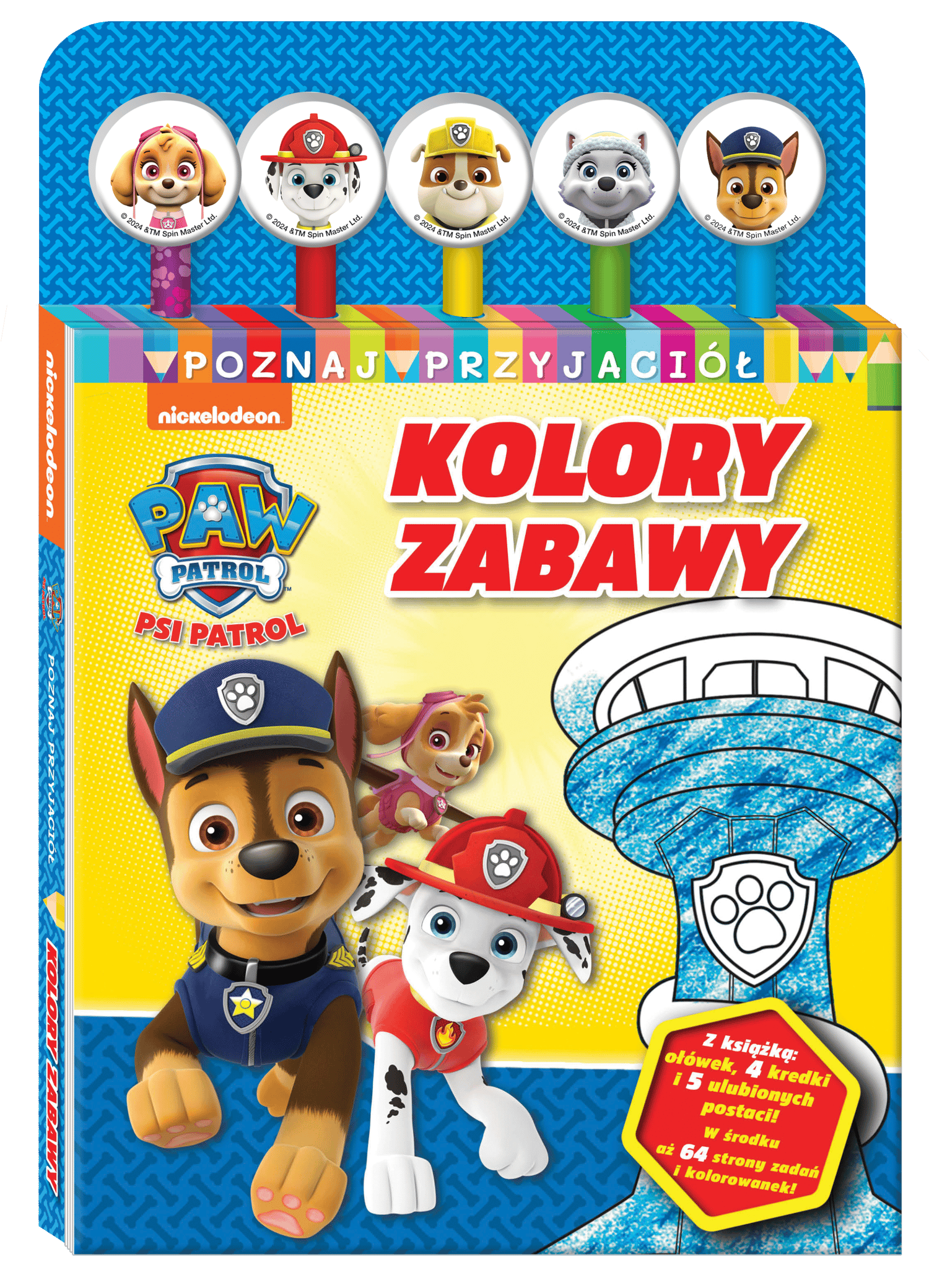 Kolory zabawy. Psi Patrol Poznaj przyjaciół