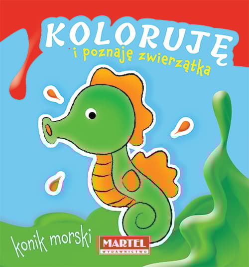 Konik morski. Koloruję i poznaję zwierzątka