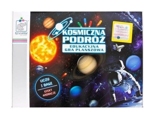 Kosmiczna podróż Edukacyjna gra planszowa