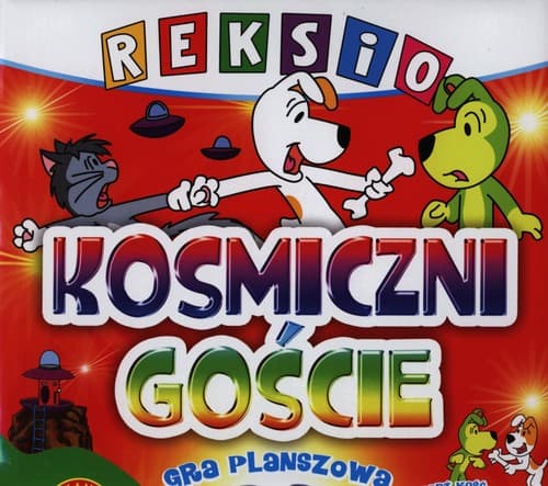 Kosmiczni goście Reksio Gra planszowa 3D