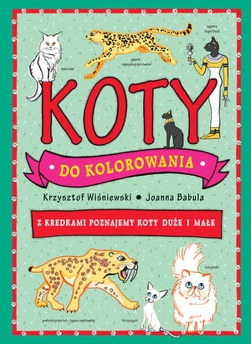 Koty do kolorowania Z kredkami dookoła świata
