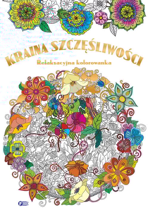 Kraina szczęśliwości relaksacyjna kolorowanka