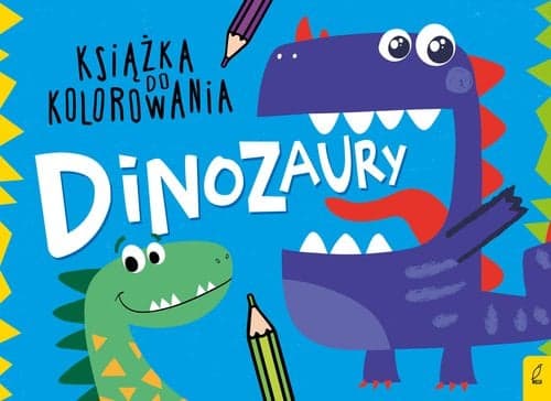 Książka do kolorowania Dinozaury