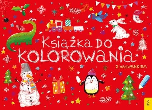 Książka do kolorowania z bałwankiem