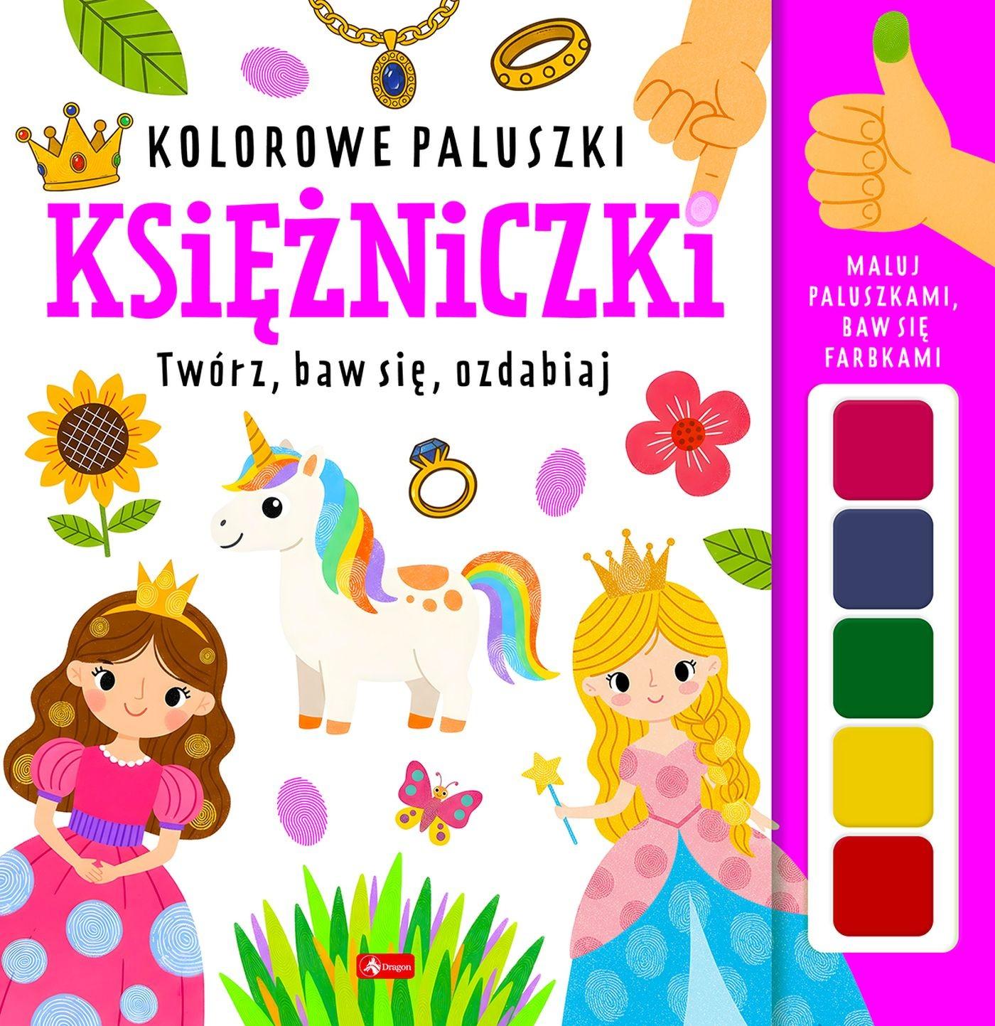Księżniczki. Kolorowe paluszki