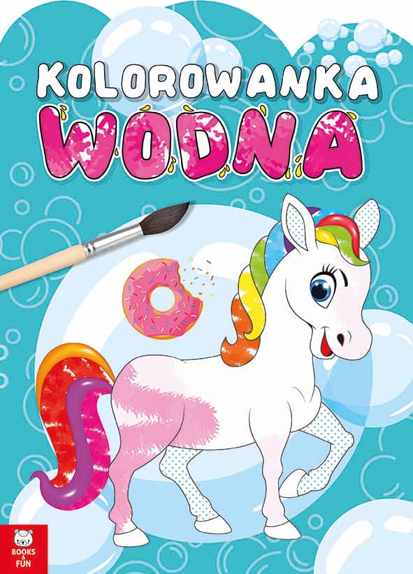 Kucyki. Kolorowanka wodna
