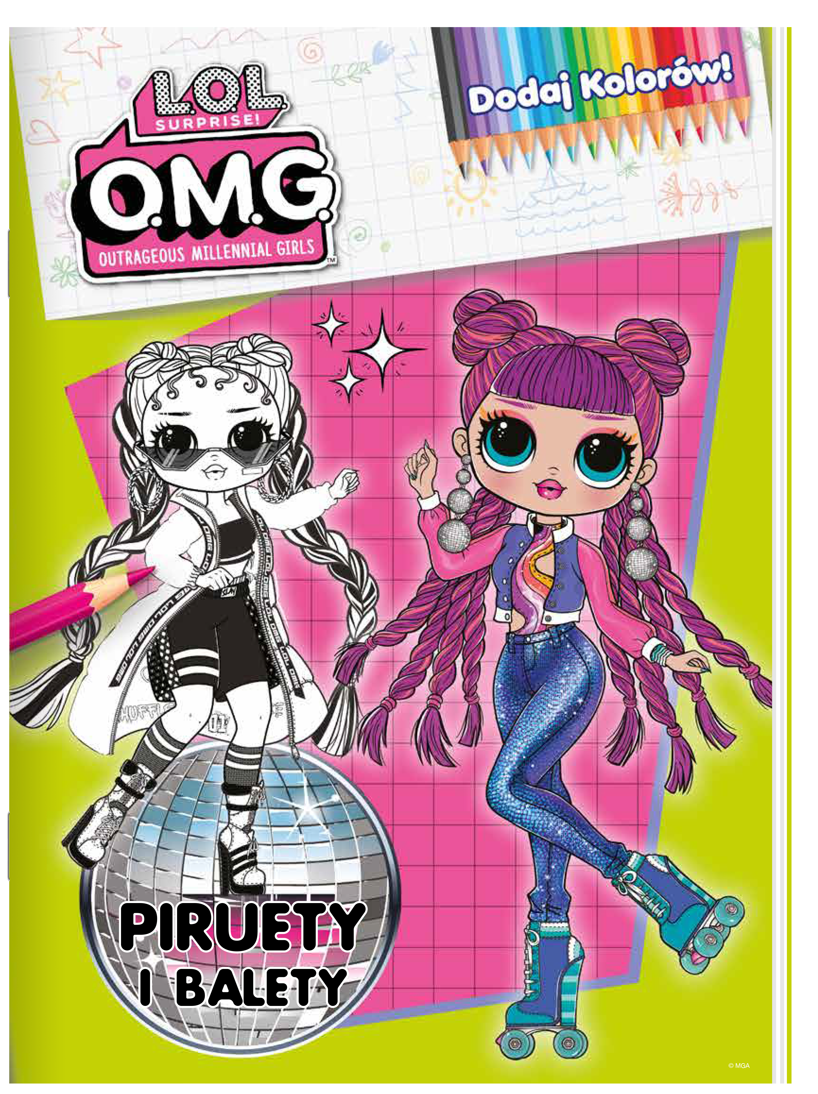 L.O.L. Surprise! Dodaj kolorów Piruety i balety