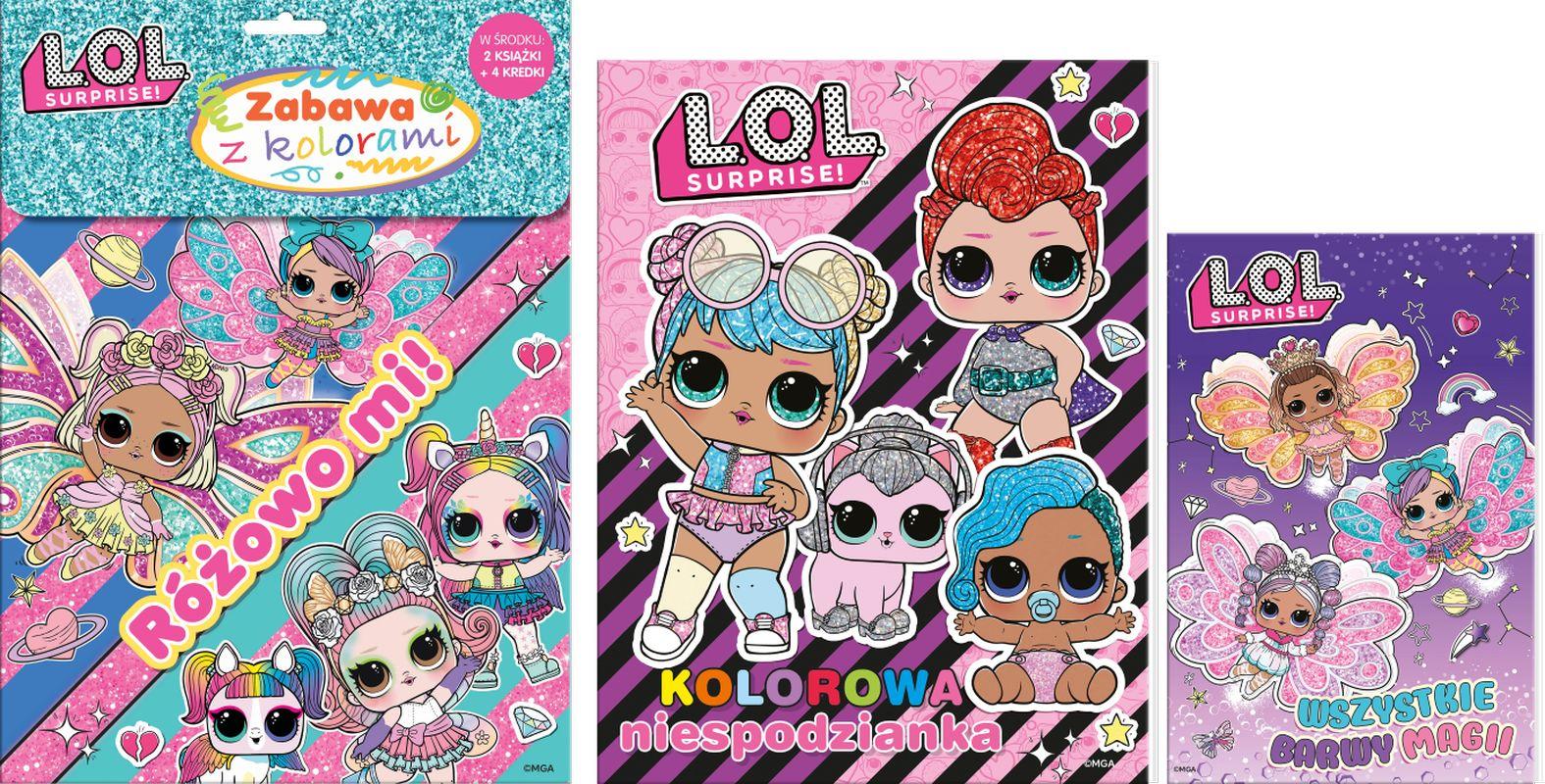 L.O.L. Surprise. Zabawa z kolorami