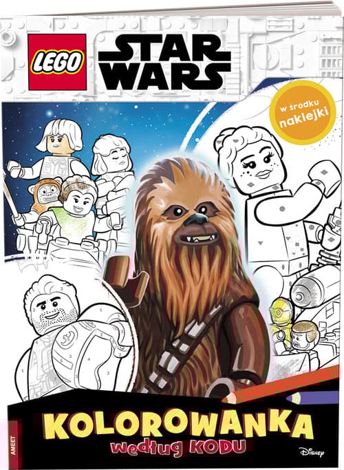 LEGO STAR WARS Kolorowanka według kodu