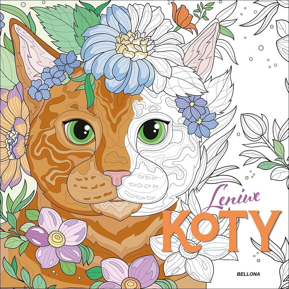 Leniwe koty kolorowanka