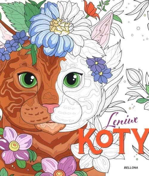 Leniwe koty kolorowanka