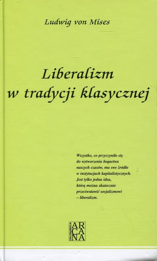 Liberalizm w tradycji klasycznej