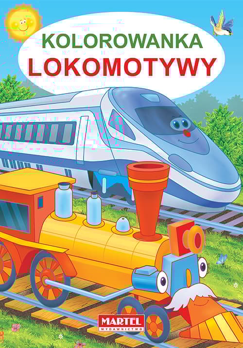 Lokomotywy. Kolorowanka