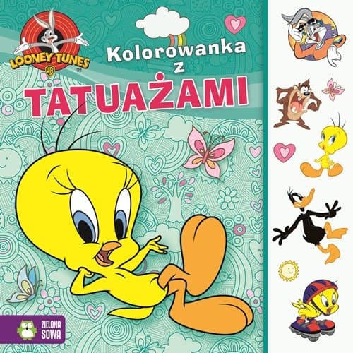 Looney Tunes Kolorowanka z tatuażami