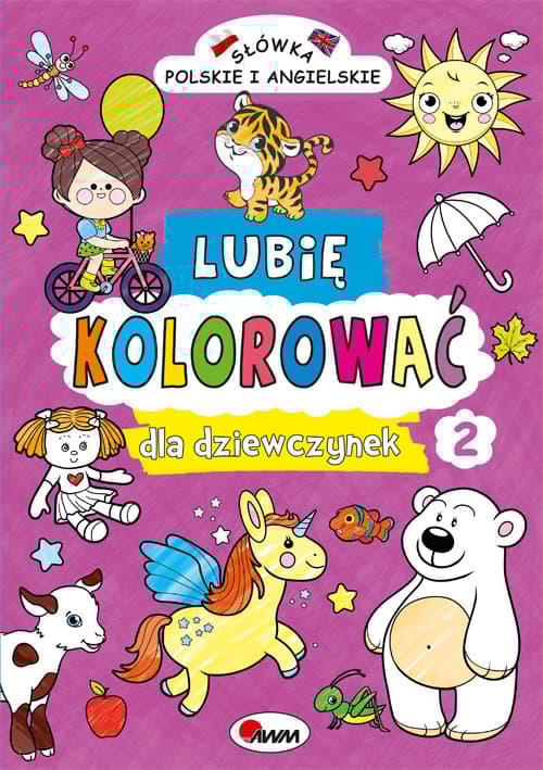 Lubię kolorować dla dziewczynek 2